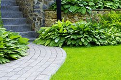 Мощение дорожек и площадок с использованием природного камня   в Истре