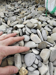 Галька черноморская фр. 40-70 мм.  купить в Истре фото Камень Клуб