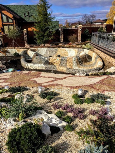 Kamenclub.ru: Песчаник брусчатка (Готика) art PSG-L-01  купить в Истре    2300 руб/кв.м   фото КАМЕНЬ КЛУБ