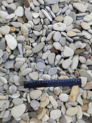 Галька черноморская фр. 20-40 мм.  купить в Истре фото Камень Клуб