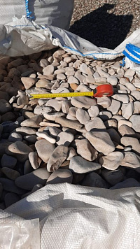 Галька каспийская фр. 40-70 мм.  купить в Истре фото Камень Клуб