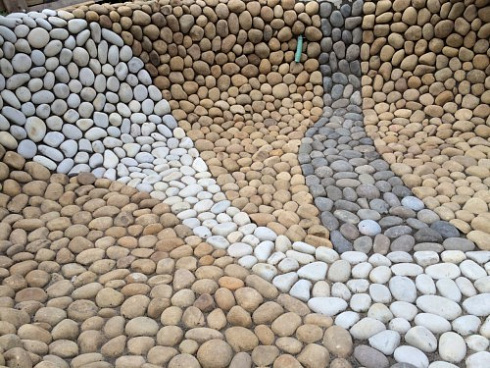 Kamenclub.ru: Песчаник ядра, фр. 100-300 мм  купить в Истре песчаник бежевый серый рыжий речная галька 5 000 руб/т   фото КАМЕНЬ КЛУБ