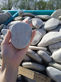 Галька черноморская фр. 100-150 мм.  купить в Истре фото Камень Клуб