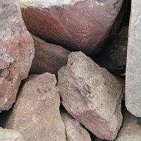 Яшма красная  (фр. 70-100 мм) фото Камень Клуб  купить в Истре
