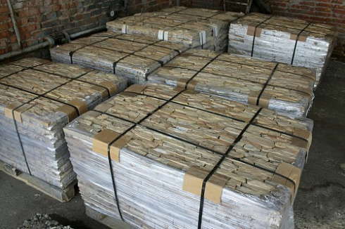 Kamenclub.ru: Песчаник (лапша) art PSG-3-01  купить в Истре    2300 руб/кв.м   фото КАМЕНЬ КЛУБ