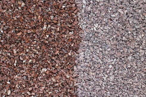 Kamenclub.ru: Мраморная крошка (щебень крошка розовый) фр. 5-10 мм.  купить в Истре мрамор розовый, красный щебень колотый ландшафтный декоративный  11000 руб/т   фото КАМЕНЬ КЛУБ