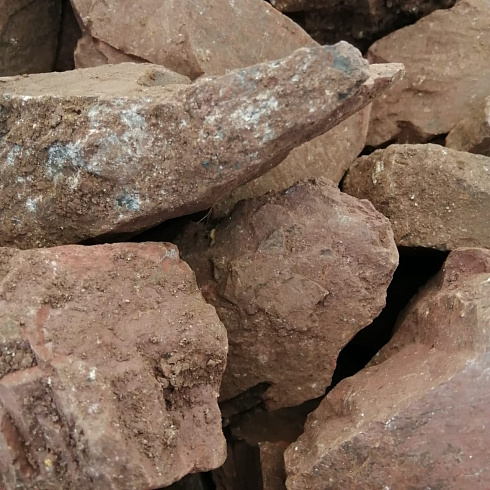 фото Яшма красная  (фр. 70-100 мм)  купить в Истре в интернет-портале КАМЕНЬ КЛУБ