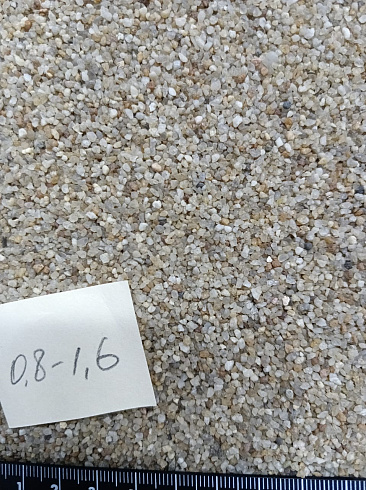 Кварцевый песок для пескоструйных работ фр. 0,8-1,6 мм.  купить в Истре фото Камень Клуб