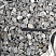 Kamenclub.ru: Щебень галтованный черный (мрамор) фр.40-70 мм.  купить в Истре мрамор черный с белыми прожилками, черный, белый щебень галтованный округлый 13500 руб/т   фото КАМЕНЬ КЛУБ