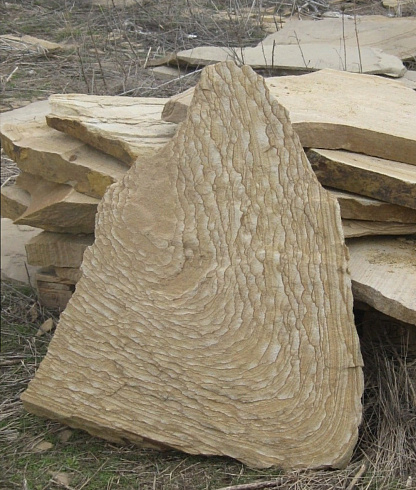 Kamenclub.ru: Форматный камень (плаха) пошаговая дорожка от 70-150 см (4 -12 см)  купить в Истре плитняк  форматный плаха желтый песчаник 9 000 руб/т   фото КАМЕНЬ КЛУБ