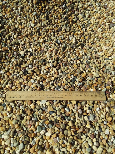 Kamenclub.ru: Галька окат (серо-желтая) фр.5-10 мм. купить  в Истре галька речная рыжий, желтый, рыжий, серо-желтый речная окатанная галька декоративная 5000 руб/т   фото КАМЕНЬ КЛУБ