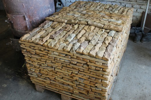 Kamenclub.ru: Песчаник (плитка) art PSG-5-02  купить в Истре    2400 руб/кв.м   фото КАМЕНЬ КЛУБ