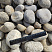 Kamenclub.ru: Галька речная окат (серо-белая) фр. 70-120 мм купить  в Истре галька галечник бело-серая, серо-белая, серая, белая речная природная галька  8000 руб/т   фото КАМЕНЬ КЛУБ