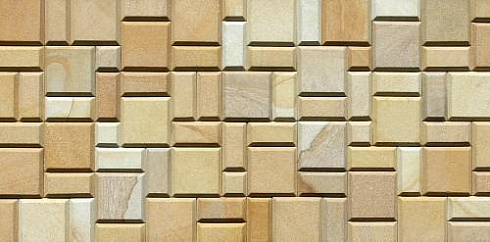 Kamenclub.ru: Песчаник (Римская кладка) art PSG-L-02  купить в Истре    3750 руб/кв.м   фото КАМЕНЬ КЛУБ