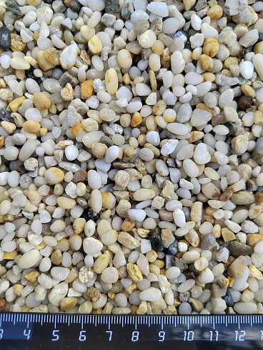 фото Галька крымская жемчужная фр. 3-5 мм. купить в Истре  в интернет-портале КАМЕНЬ КЛУБ