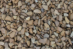 Kamenclub.ru: Щебень крошка желтый (песчаник) фр. 10-20 мм.  купить в Истре песчаник бежевый, серый, рыжий декоративный ландшафтный щебень колотый 9500 руб/т   фото КАМЕНЬ КЛУБ