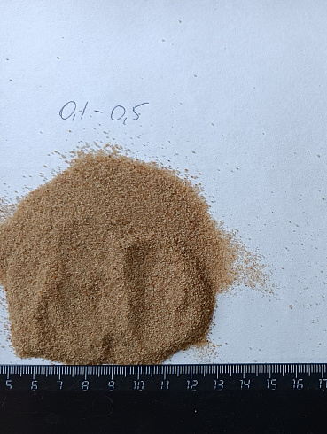 Кварцевый песок для площадок фр. 0,1-0,5 мм.  купить в Истре фото Камень Клуб