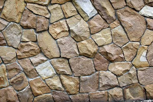 Kamenclub.ru: Песчаник колотый для облицовки (фр. 2-3 см)  купить в Истре песчаник бежевый серый рыжий песчаник строительный 5000 руб/т   фото КАМЕНЬ КЛУБ