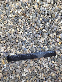 Галька крымская прибрежная фр. 5-10 мм.  купить в Истре фото Камень Клуб