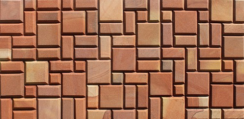 Kamenclub.ru: Песчаник (Римская кладка) art PSK-L-02  купить в Истре    3950  руб/кв.м   фото КАМЕНЬ КЛУБ